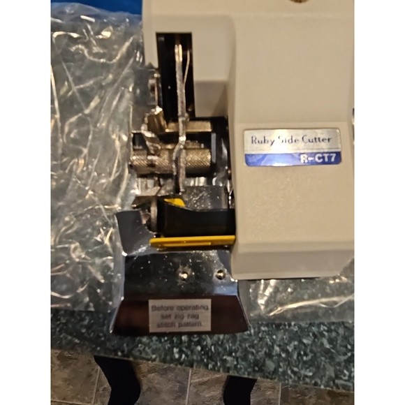 Vintage Ruby R-CT7 Side Cutter  for Zig-Zag Sewing Machine Japan Never Used - Picture 3 of 8